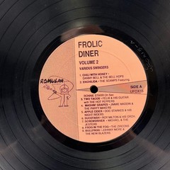 Frolic Diner Vol 2 Various Swingers Vinyl LP Romulan Records UFOX15 Exotica Rock
