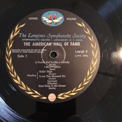 The American Composers Musical Hall of Fame (Vinyl LP) Longines Symphonette