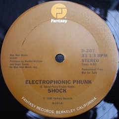 Shock – Electrophonic Phunk (12″, Promo) (Near Mint (NM or M-)) 3826904558