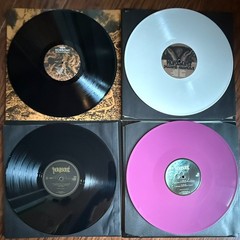 Lot of 4 Horisont Vinyl LPs Två Sidor Av Horisonten Second Assault Time Warriors