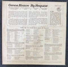 GENOA KEAWE “BY REQUEST” LP ** EX ** ULTRASONICALLY CLEANED AND TESTED **