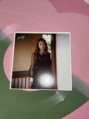 Laufey Valentine Strawberry Matcha Swirl Heart Shaped Vinyl Brand New Limited