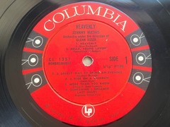 Johnny Mathis Heavenly Vinyl LP 1959 Fair/F Mono Columbia 6-Eye CL 1351