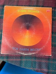TWO Robin Trower LP’s In City Dreams & For Earth Below Blues Rock 1970’s