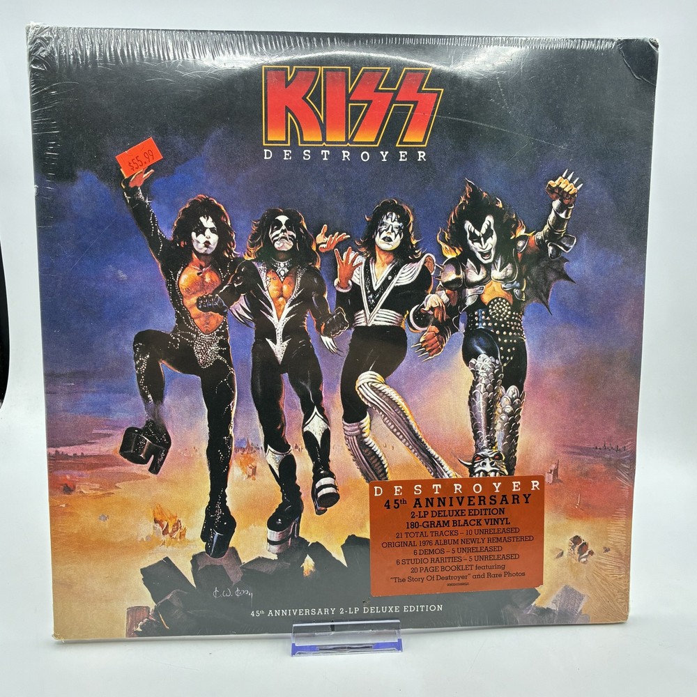 KISS Destroyer 45th Anniversary 2-LP Deluxe Edition 180-Gram Black Vinyl NEW