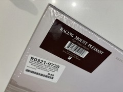 Racing Mount Pleasant – Bone With Burgundy Splatter 2LP – Rough Trade Exclusive