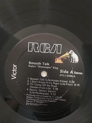 Evelyn Champagne King Smooth Talk Vinyl LP 1977 First Edition Reissue EX