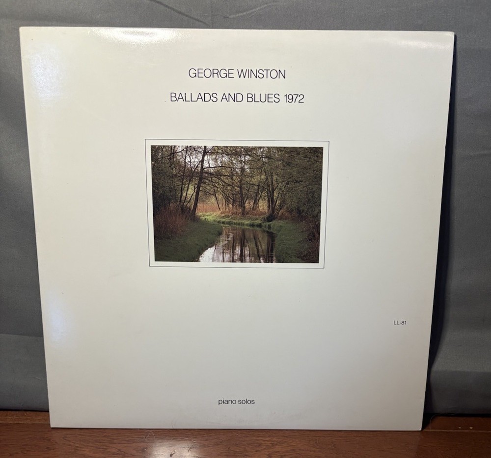 GEORGE WINSTON – Ballads And Blues 1972 (1981) – 12″ Vinyl Record LP – EX