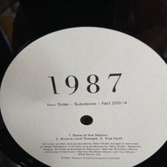 NEW ORDER Substance FACTORY 1987 UK 1ST PRESS 2 x LP IN EMBOSSED SLEEVE FACT200