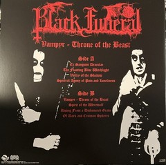 Black Funeral – Vampyr Throne Of The Beast LP 2025 Osmose OVIR077 [RED] *FR NEW