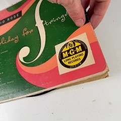 David Rose – Holiday For Strings LP Record 1950 Unbreakable MGM Easy Listening