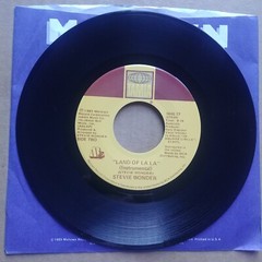 STEVIE WONDER Land Of La La & Instrumental 45 7″ SOUL Tamla Records Vinyl 1986
