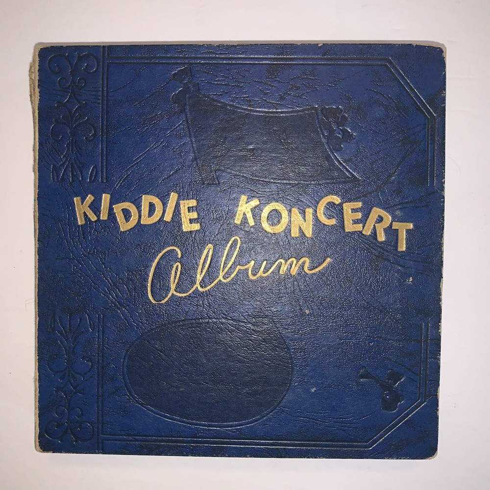 Vintage Cricket Kiddie Koncert Records & Album 1960s Kiddie 45s See Pics