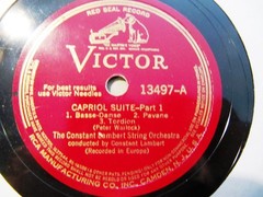 1937 Peter WARLOCK CAPRIOL SUITE CONSTANT LAMBERT String Och Victor 13497