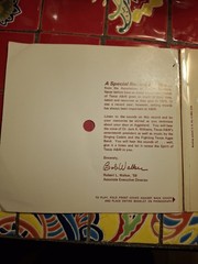 The Spirit Of Texas A & M Aggie Clear Record Booklet-33 1/3 RPM-Bob Walker ’70