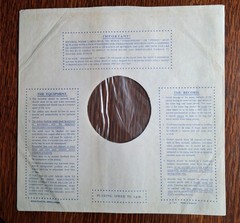 5 DECCA MONO INNER SLEEVES – LONDON, RCA, BRUNSWICK (1961-1965) – EXCELLENT