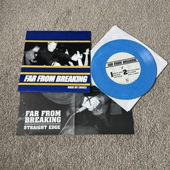 Far From Breaking – Made My Choice 7″ Vinyl Record FIRST US Pressing Blue 2002