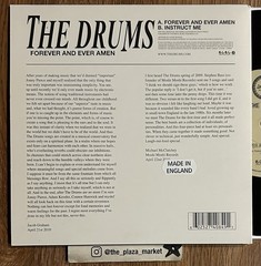 The Drums Forever and Ever Amen vinyl 7” record Rare UK release
