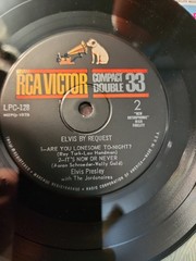 Elvis By Request Flaming Star RCA Victor LPC-128 Compact 33 Double