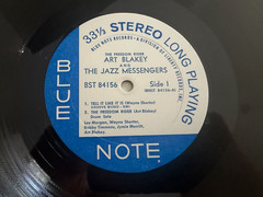 Art Blakey Jazz Messengers Blue Note 84156 LP “Freedom Rider” Lee Morgan RVG Exc