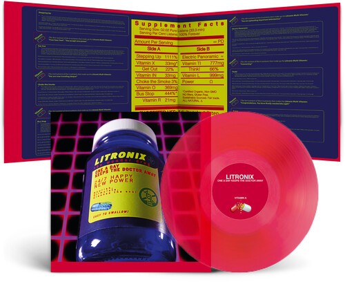 Litronix – One a Day Keeps the Doctor Away – Red [New Vinyl LP] Colored Vinyl, R