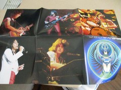 JOURNEY 2 LP CAPTURED JAPAN CBS 40A) 2001- First Press Poster + Inserts EX/NM
