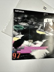 NIRVANA /THE FLUID SUB POP 1991 (SP97) 7″ GREEN MARBLE VINYL LIMITED EDITION