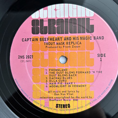 Trout Mask Replica Captain Beefheart & His Magic Band 2xLP 2MS 2027 Frank Zappa