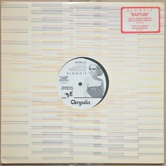 Blondie, Rapture; – 12″ Single Vinyl – 1981 – Chrysalis Promo