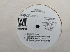 AVI Records-Rocket-Midnight Wind-12′ Promo Dance Single/original pressing/Disco