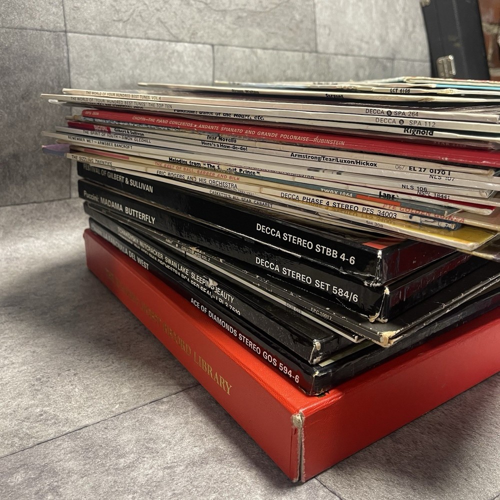 Job Lot 50 Vintage LP Vinyl Records Mixed Collection Rock Classical Pop Jazz￼