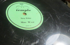 78RPM Temple Mae West – They Call Me Sister Honky-Tonk / Easy Rider, clean V V+