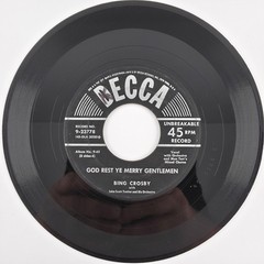 Bing Crosby – White Christmas / God Rest Ye 45 rpm 7″ Single Record Disc 2 Only