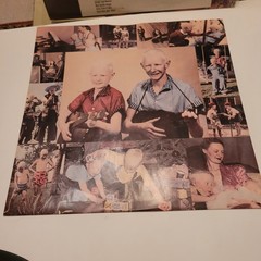 JOHNNY AND EDGAR WINTER Together Live LP Vinyl With Insert Promo RARE