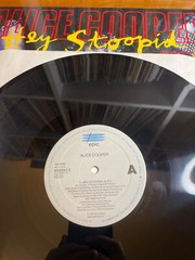 ALICE COOPER – HEY STOOPID 1st Europe Press 3-Track SINGLE 12 INCH 1991 EX/EX