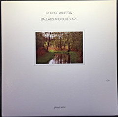 GEORGE WINSTON Ballads and Blues – Piano Solo 1981 WINDHAM HILL LL-81 NM!