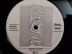 Joy Division Unknown Pleasures LP 1980 FACTUS 1 TEXTURED Sleeve + Inner OG