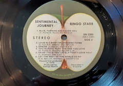 Ringo Starr, Sentimental Journey, Apple, SW 3365, 1970, Bell Sound, VG+ / VG+