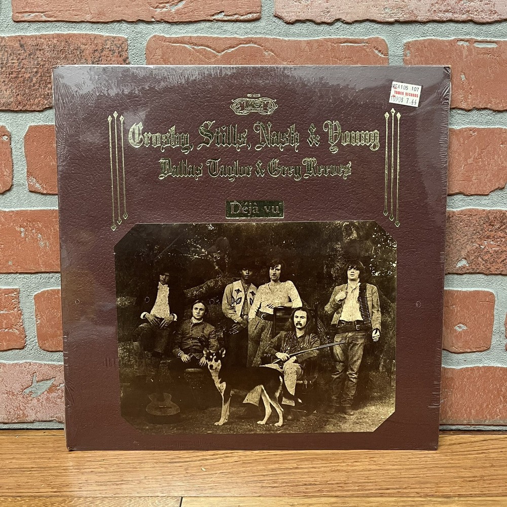 Crosby Stills Nash & Young Deja Vu SEALED Vinyl Record Album LP 1977 Textured
