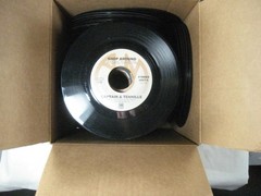record lot 45 rpm VG+/NM- 125 vinyl NO sleeves pop hits 70s/80s FREE SHIP 5Q
