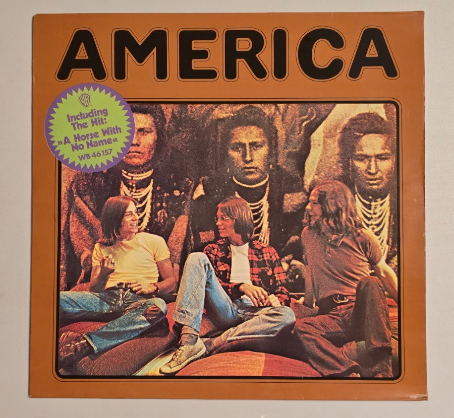 America Self Titled A Horse With No Name Warner Bros LP Vinyl Used