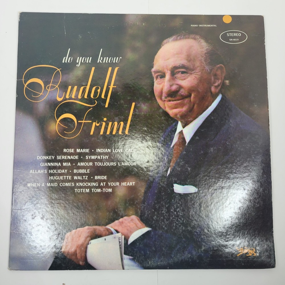 1963 stereo vinyl LP record album by Rudolf Friml