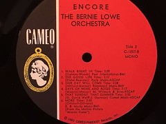 BERNIE LOWE – Encore Vol. III ~ CAMEO 1057 {nm orig} with Frank Hunter Orchestra
