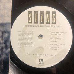 Sting The Dream of Blue Turtles Lp in shrink w hype sticker insert The Police Nm