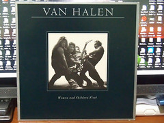 VAN HALEN Women And Children First LP Vinyl Album 1980 No Poster Excellent (EX)