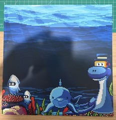Bloop Relaxing Waters Vinyl Video Game Soundtrack Not Moonshake VGM OST 2D Ninja