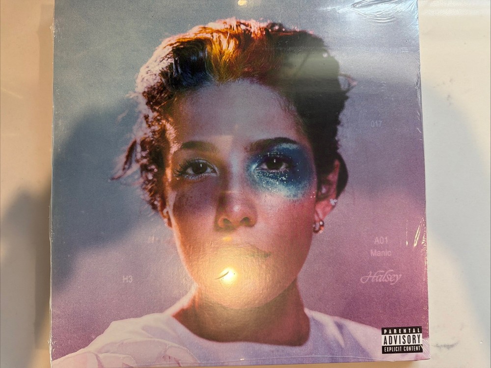Halsey “Manic “ Clear w/ Pink & Blue Splatter LP Vinyl New & Sealed