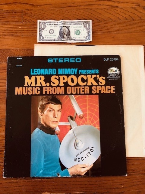 LEONARD NIMOY PRESENTS MR. SPOCK’S MUSIC FROM OUTER SPACE DOT DLP 25794 VG