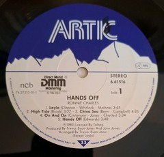 Ronnie Charles – Hands Off (German vinyl LP) 1983 classic rock pop Layla DMM