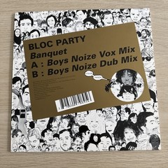 Bloc Party – Banquet (Boys Noize Remixes) 10″ Vinyl 2006 Record Electronic